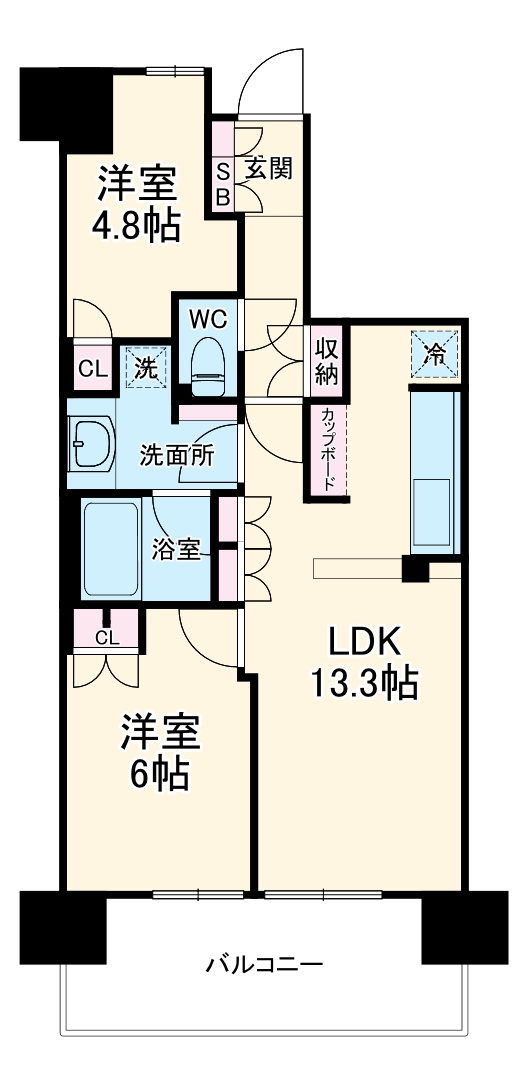パークホームズ千葉の間取り