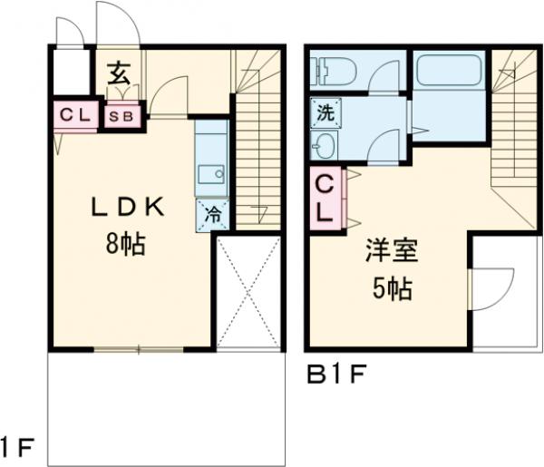 LEGALAND目黒大岡山の間取り