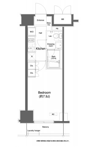 プラウドフラット白金高輪の間取り