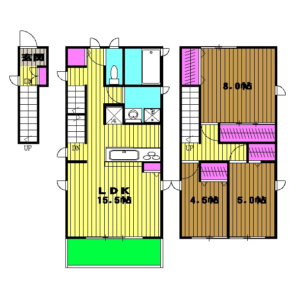 Cozyハウスの間取り