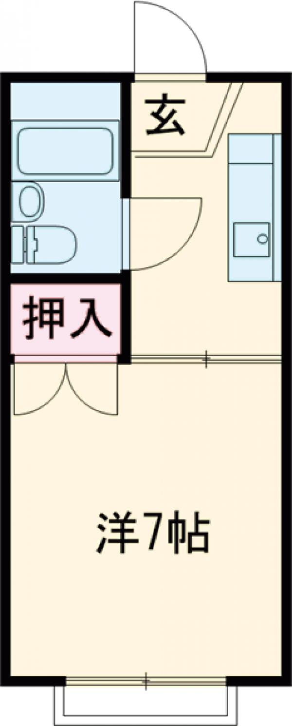 シャトーFの間取り