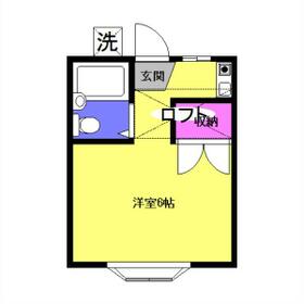 シャルム妻田・202号室の間取り