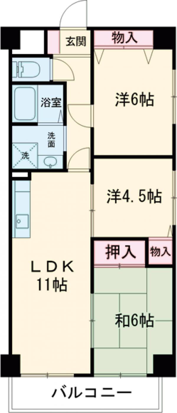 ラ・メゾン・ボヌールの間取り