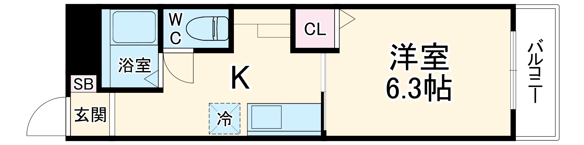 ルビービルの間取り