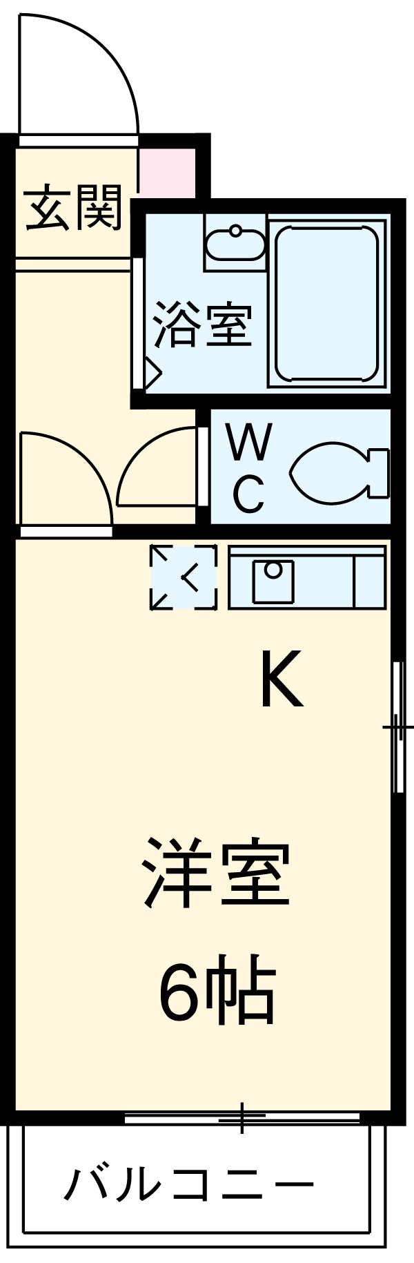 シーサイドカモシタの間取り