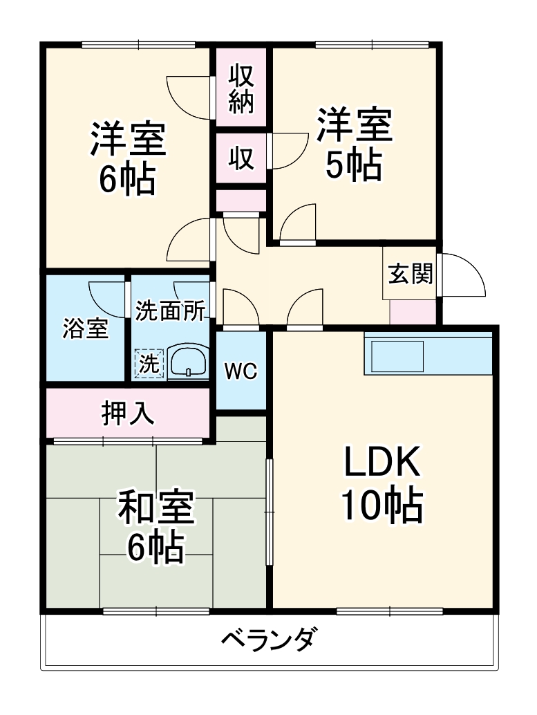 レジデンス石井 N棟の間取り