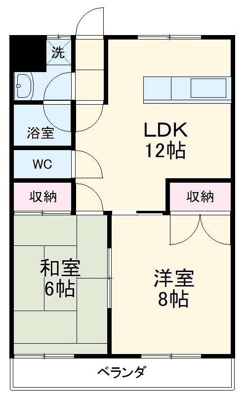 グリーンハイツ三澤パート6の間取り