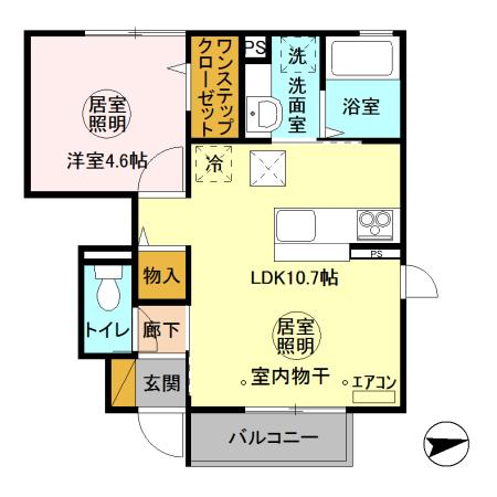 アーバンスクエアの間取り