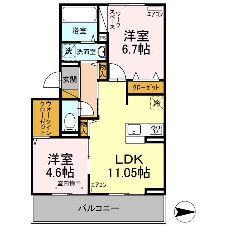 Departureの間取り