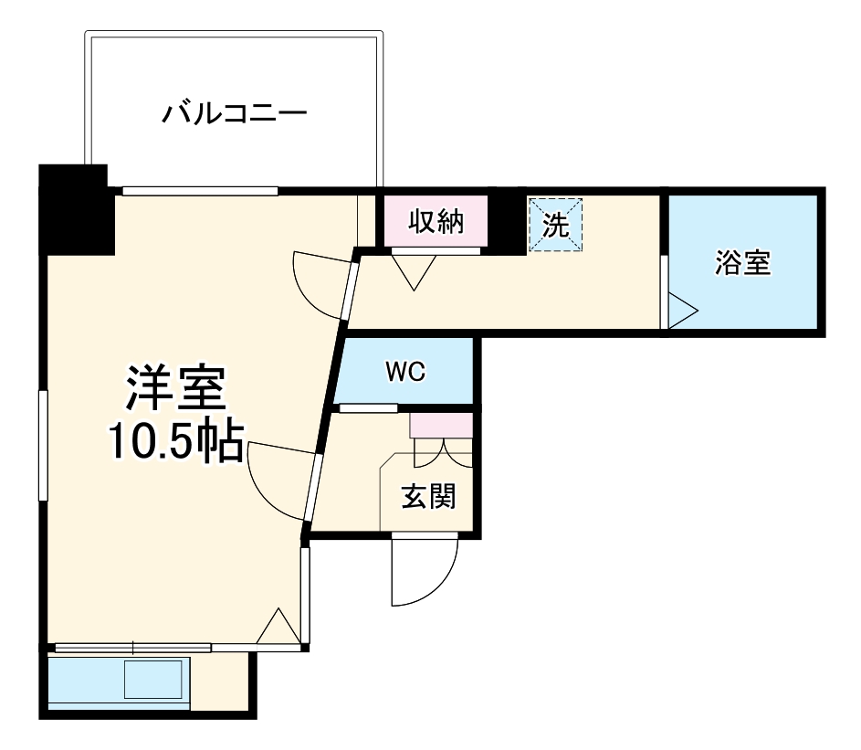 THE DOORSの間取り
