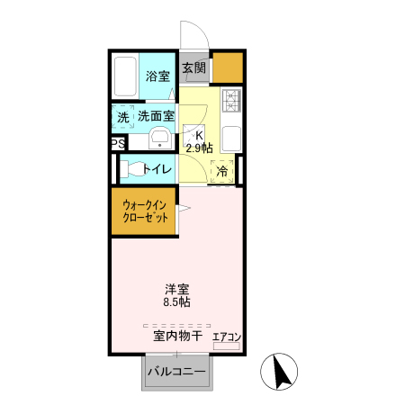 ロイヤル　シャルム　Ｂの間取り