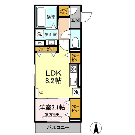 トカティの間取り