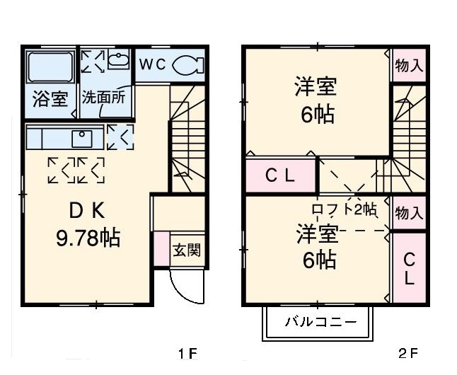 メゾーネ宗の間取り