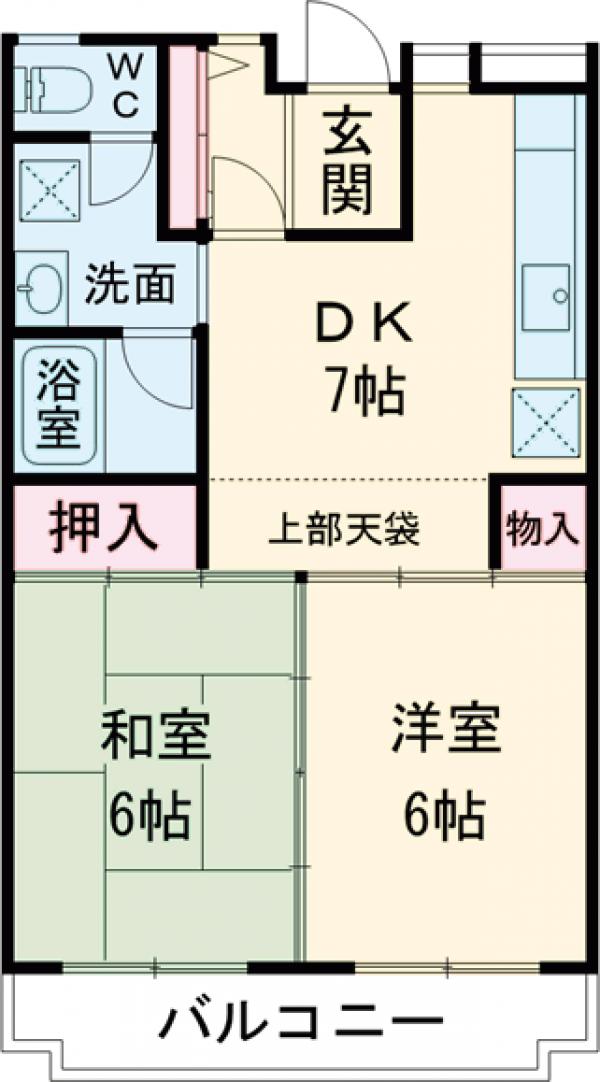 カサグランデ永福・303号室の間取り