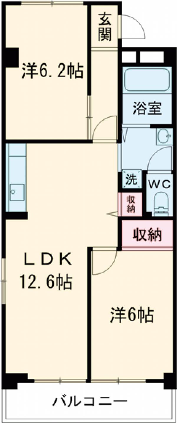 リシェル氷川台の間取り