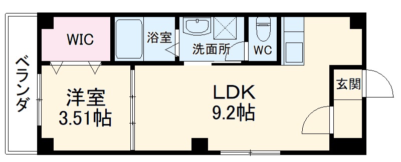 キャトルセゾン豊中本町の間取り