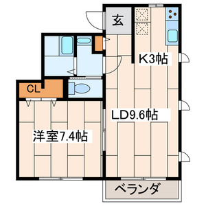 ミルクリーク茅ヶ崎の間取り