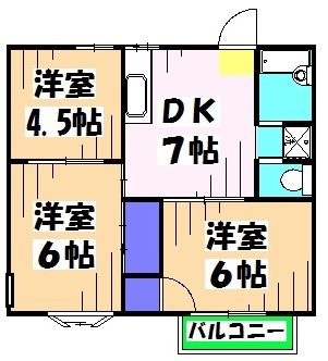 あすかヒルズの間取り