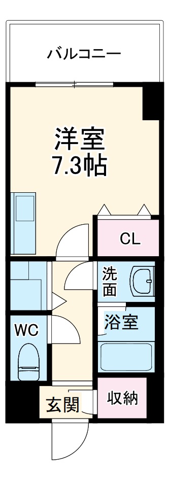 ベレーサ築地口ステーションタワーの間取り