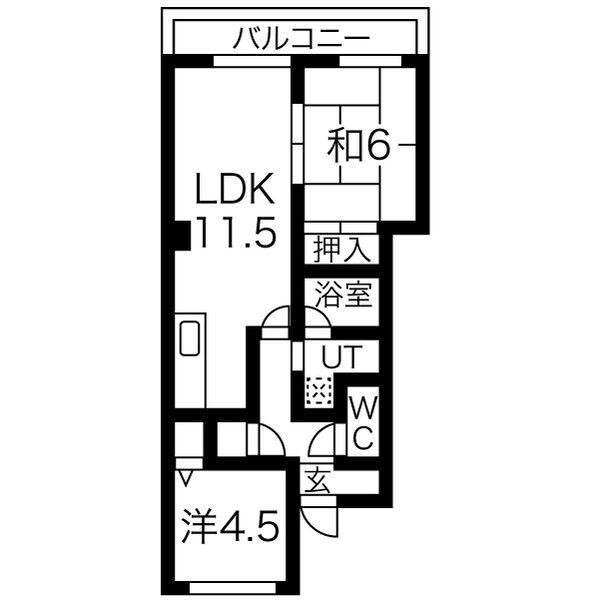 リブレ・M・鳥神の間取り