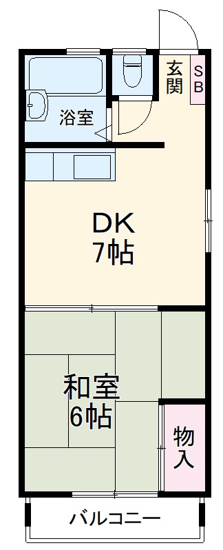 豊町ヴィラの間取り