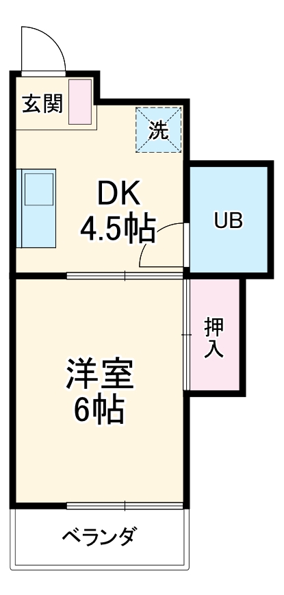 畑江ロイヤルハイツの間取り
