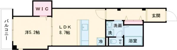 ボヌールアラマンダの間取り