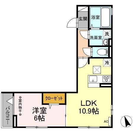 サンティエⅠの間取り
