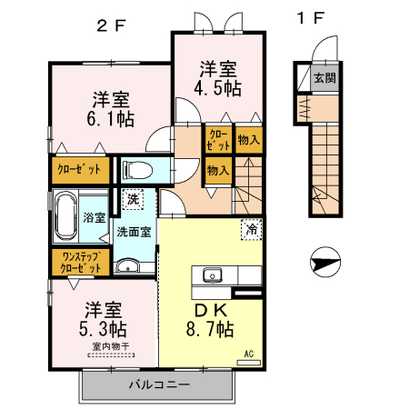 エスポワールの間取り