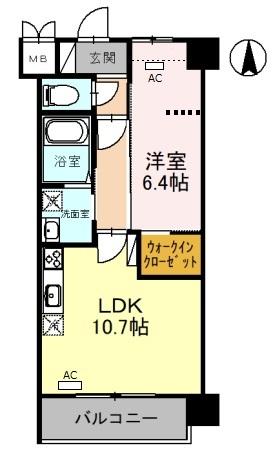 Riviere　Gauche　寺町二条の間取り