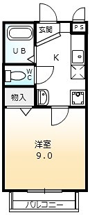 リベルテコートY’Sの間取り