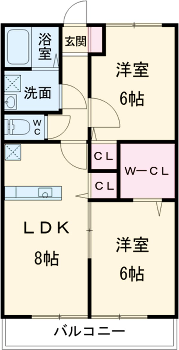レトア仲田の間取り