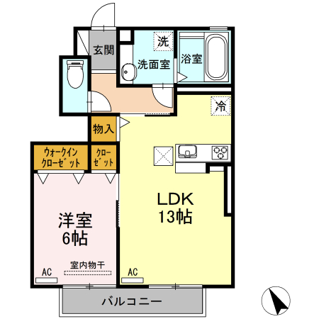 リーベ美合の間取り