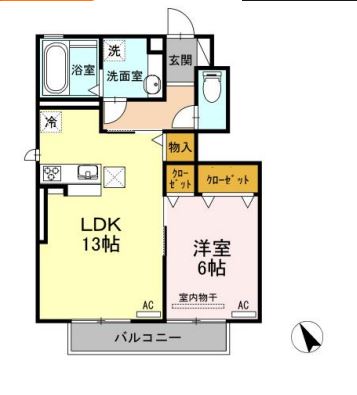 リーベ美合の間取り