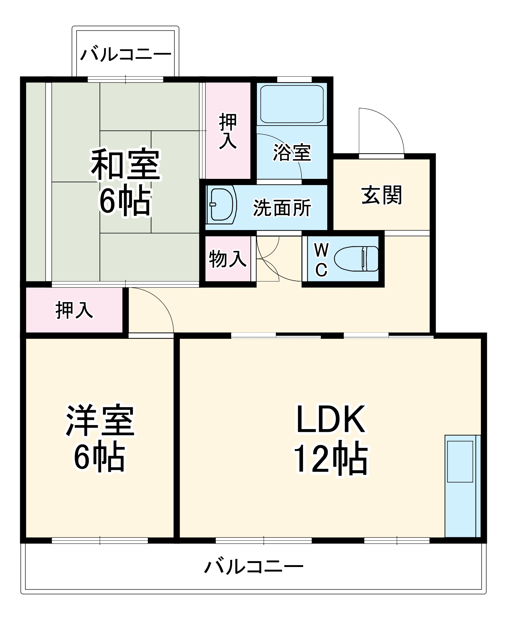 パレス富塚の間取り
