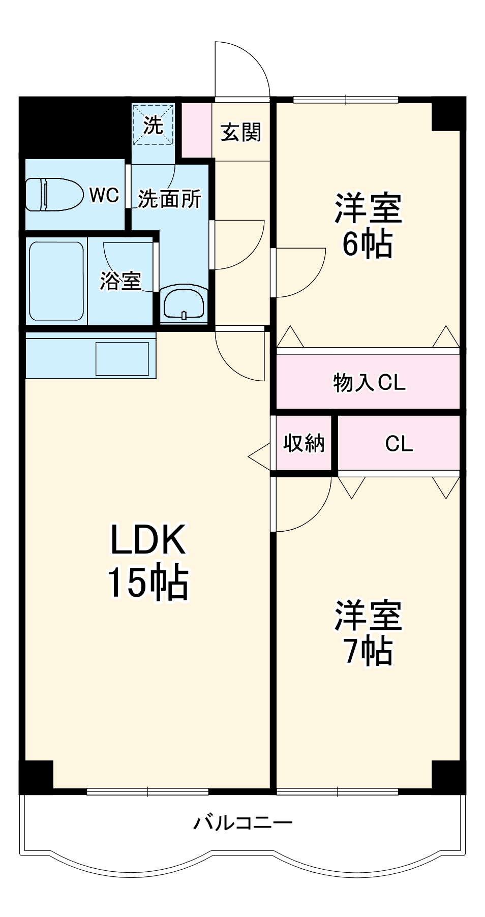 ベルエポックフジカの間取り
