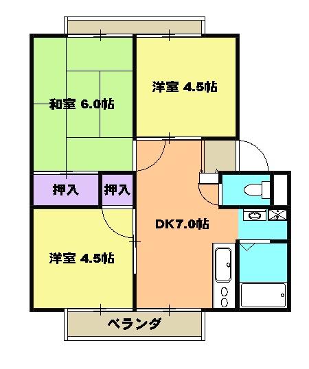 エステート6の間取り