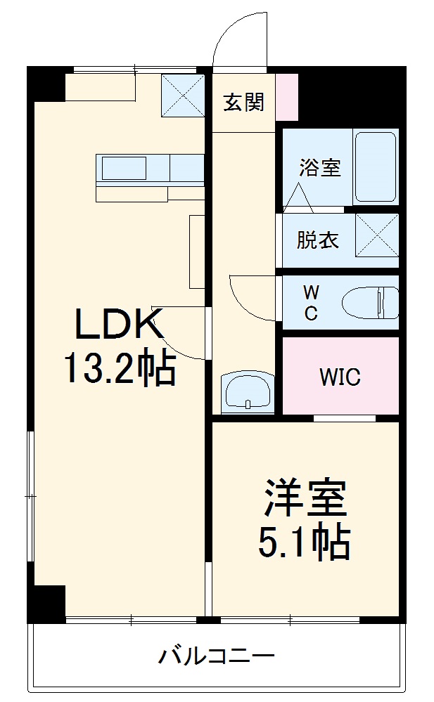 清風マンションの間取り