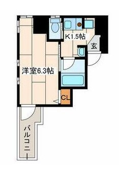 エルドシック横濱の間取り