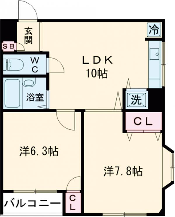 ローリエ町田の間取り