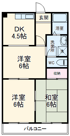 レジデントリバティの間取り