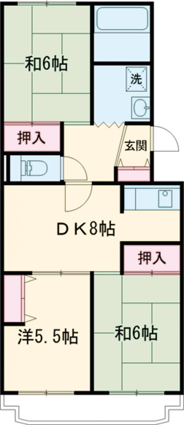 エクセルエステートヨシダ2の間取り