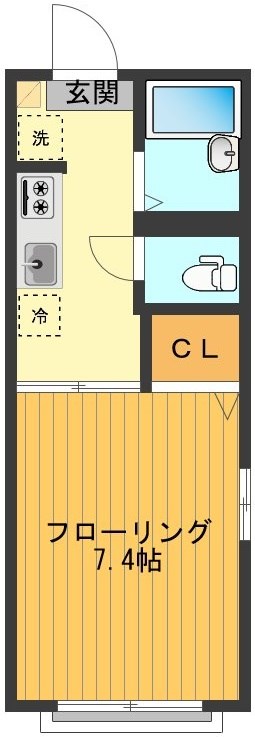 メルベーユの間取り