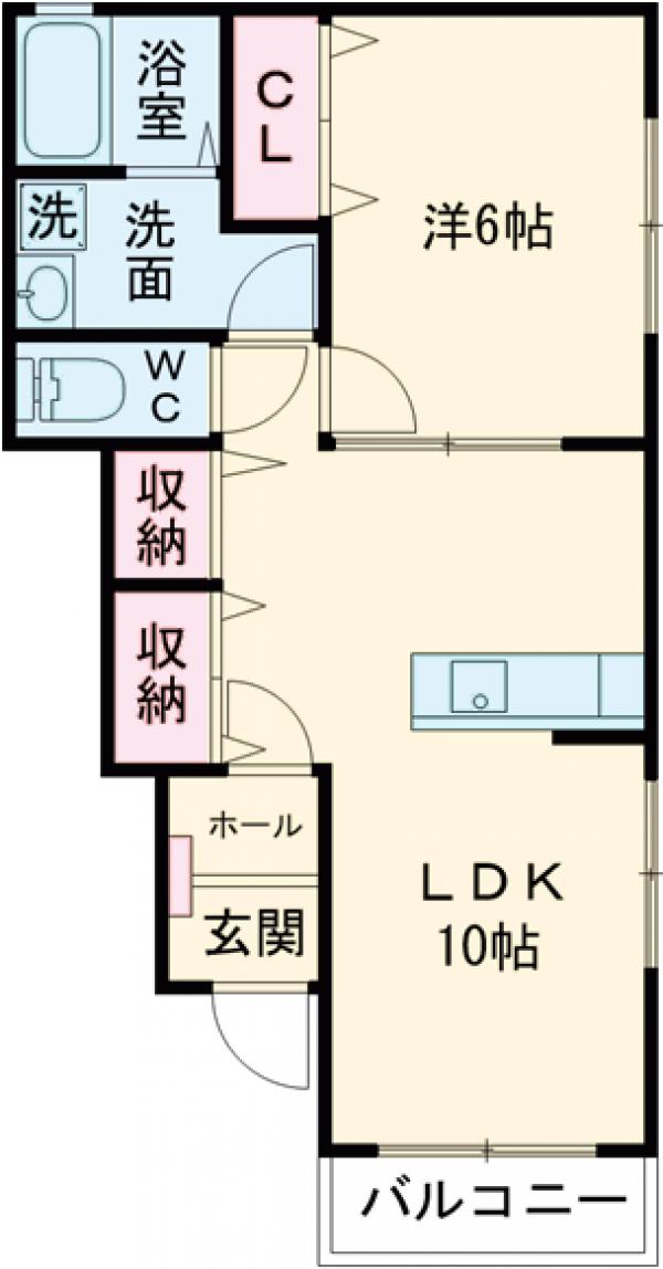アロアージュハイムの間取り
