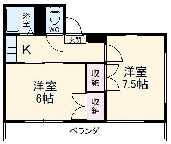 サンレピュート谷塚の間取り