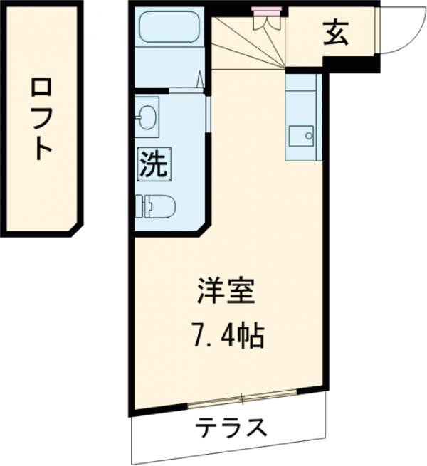 CLASSY nakanosakaueの間取り