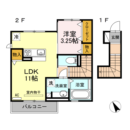 ディアコートの間取り