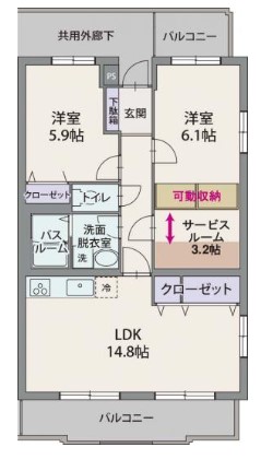 パライソの間取り