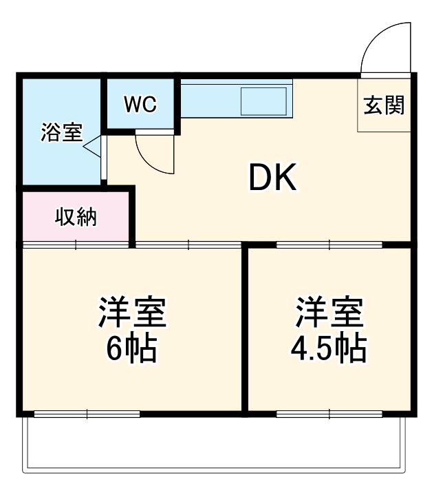 コーポフェニックスの間取り