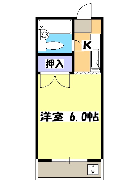 ビューラー三ヶ島Ⅰの間取り